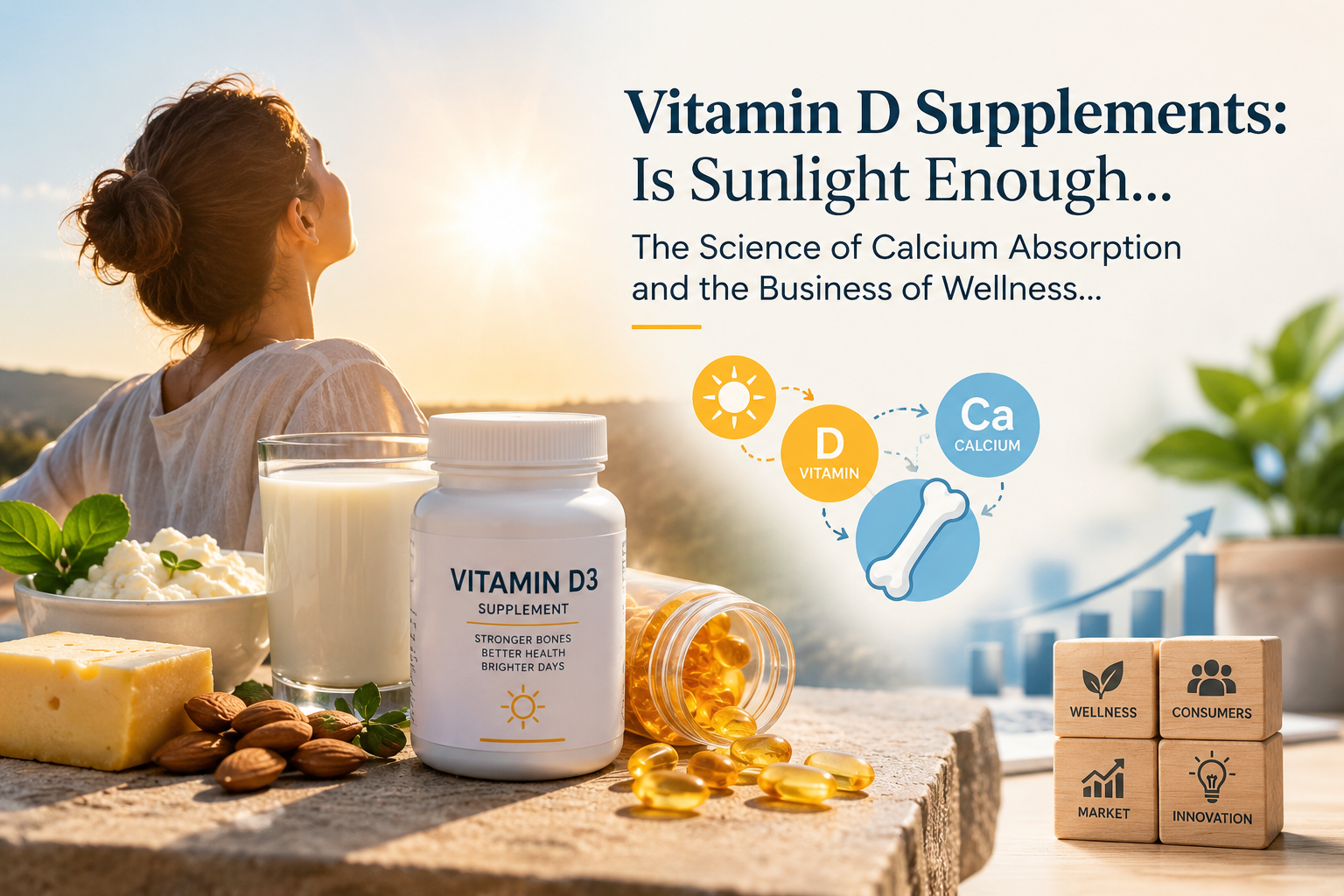 Vitamin D Supplements: Is Sunlight Enough... The Science of Calcium Absorption and the Business of Wellness...
